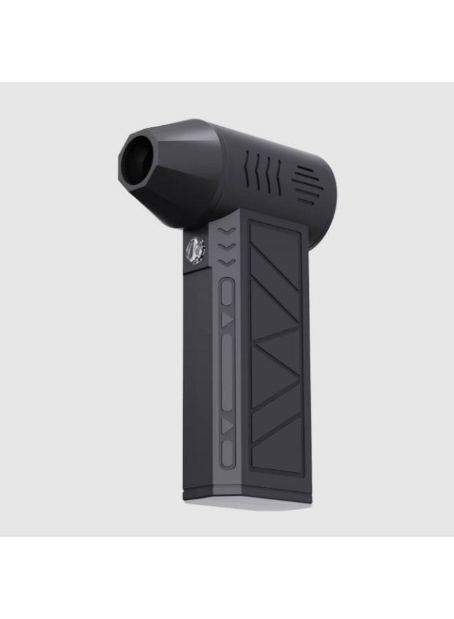 OSALIA Jet Fan Air Blower Multi-Purpose Portable Turbo Blower with Brushless Motor, Ultra High Speed Magnetic Suction, Powerful Dust  Removal, Air Cushion & BBQ Combustion Support, Mini Rechargeable Fan with LED Light - Image 1